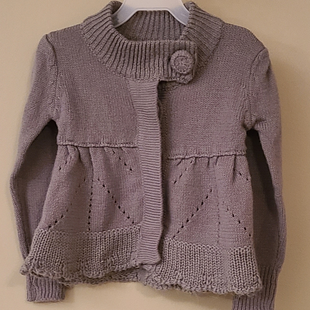 Grey knit sweater